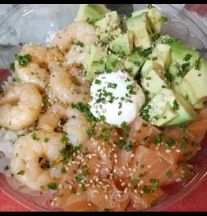 Gohan Dilom Camarón Palta Salmón